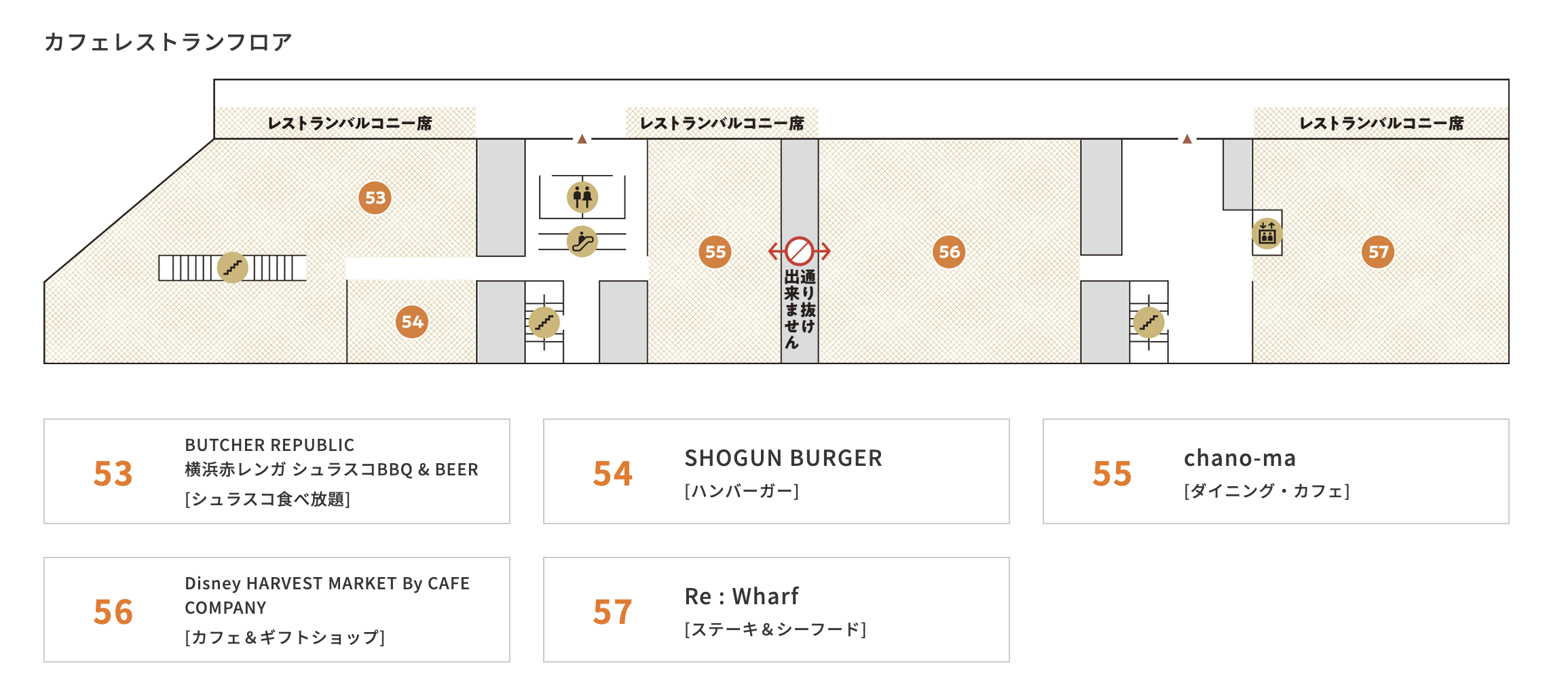 横浜赤レンガ倉庫2号館のオモイデバッジ設置場所とまわる順番